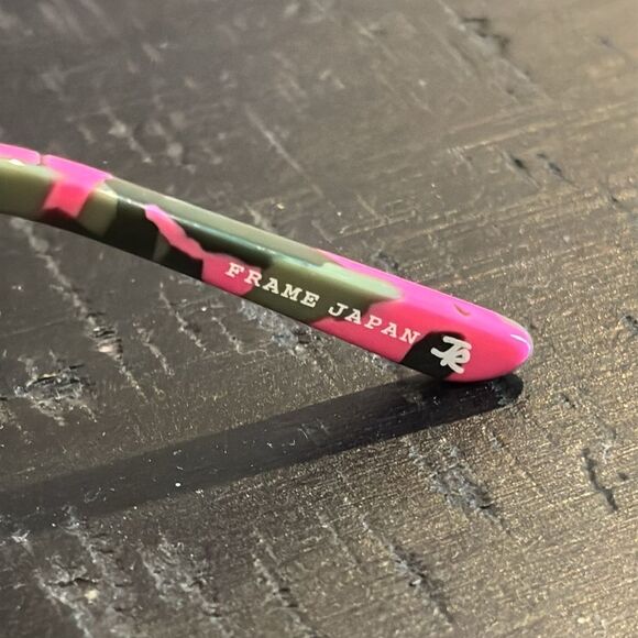 Jackson Roger Hand Made Camo Camouflage Eyeglasses Square Glasses Frames - Picture 8 of 10